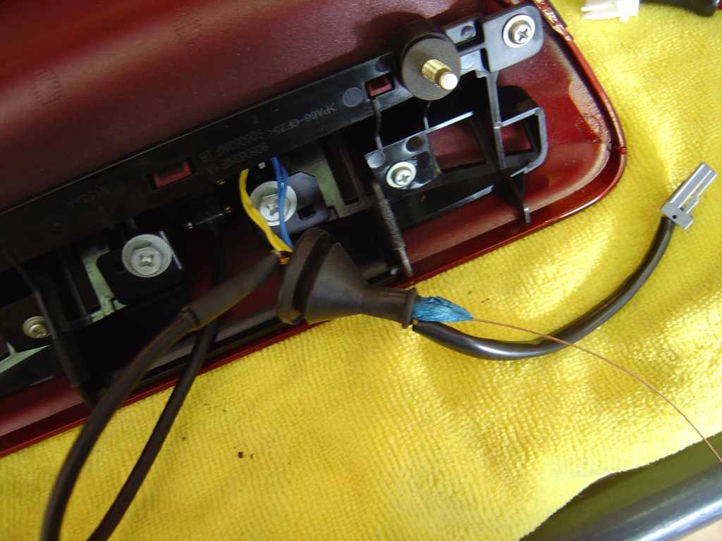 How To: Backup camera for S model with OE parts - My Nissan Leaf Forum